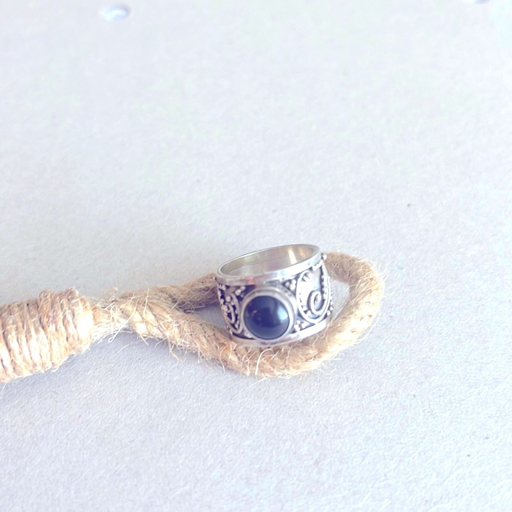 Bali sterling silver ring